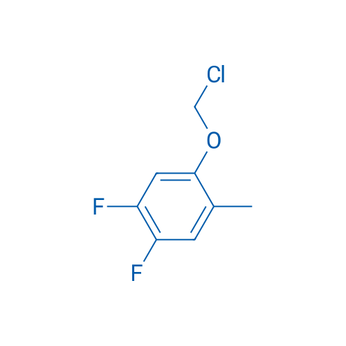 1-(Chloromethoxy)-4,5-difluoro-2-methylbenzene 1g