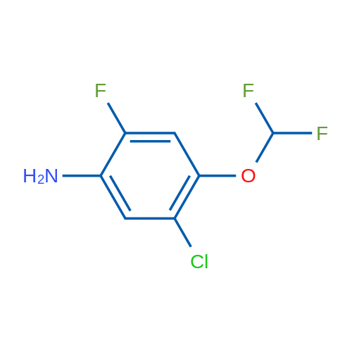 5-Chloro-4-(difluoromethoxy)-2-fluoroaniline 1g
