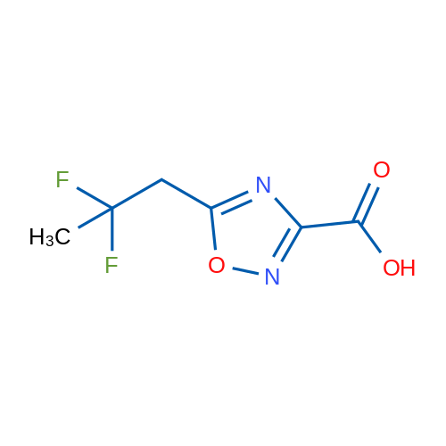 5-(2,2-Difluoropropyl)-1,2,4-oxadiazole-3-carboxylic acid 1g
