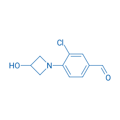 3-Chloro-4-(3-hydroxyazetidin-1-yl)benzaldehyde 1g
