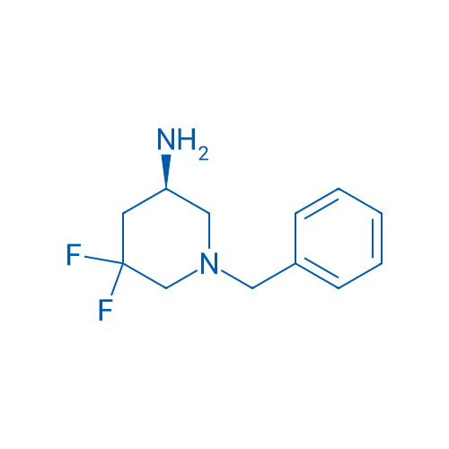 (R)-1-Benzyl-5,5-difluoropiperidin-3-amine 100mg