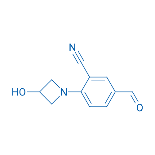 5-Formyl-2-(3-hydroxyazetidin-1-yl)benzonitrile 1g
