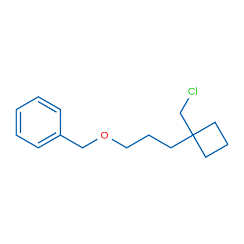 ({3-[1-(chloromethyl)cyclobutyl]propoxy}methyl)benzene 1g