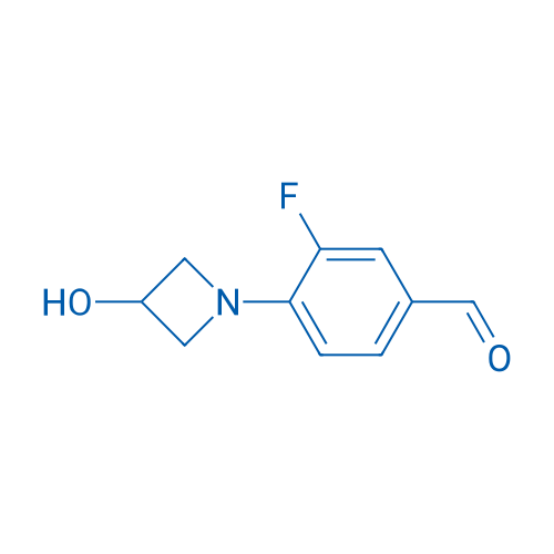 3-Fluoro-4-(3-hydroxyazetidin-1-yl)benzaldehyde 1g