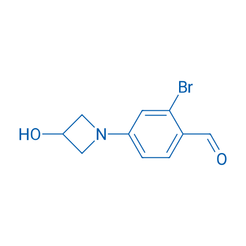 2-Bromo-4-(3-hydroxyazetidin-1-yl)benzaldehyde 1g