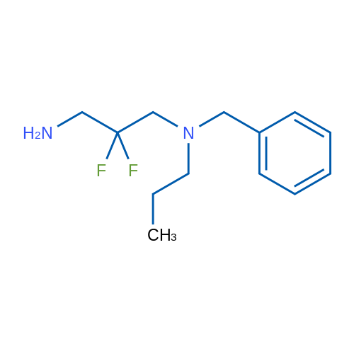 (3-Amino-2,2-difluoropropyl)(benzyl)propylamine 1g