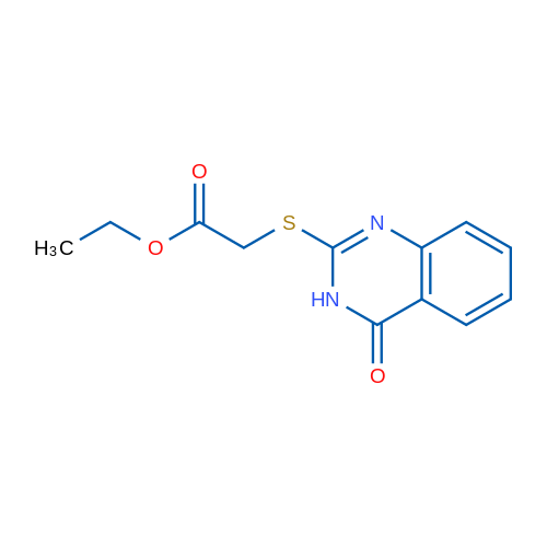 Ethyl 2-[(4-oxo-3,4-dihydroquinazolin-2-yl)sulfanyl]acetate 1g