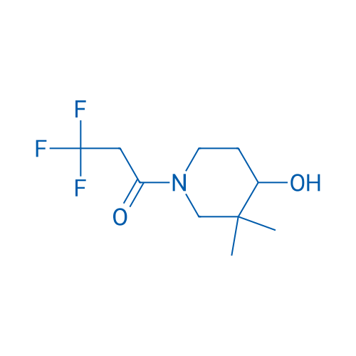 3,3,3-Trifluoro-1-(4-hydroxy-3,3-dimethylpiperidin-1-yl)propan-1-one 250mg