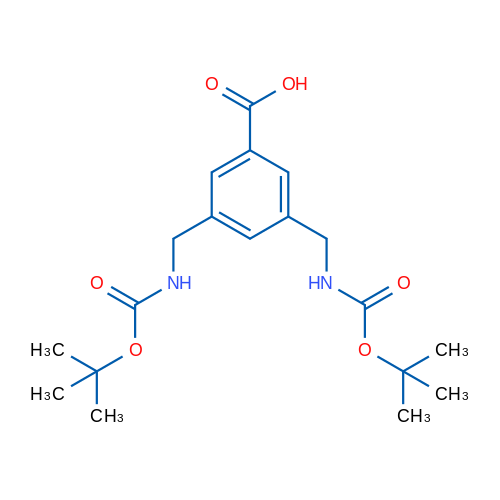 3,5-Bis[(Boc-amino)methyl]-benzoic acid 5g