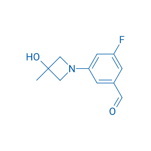 3-Fluoro-5-(3-hydroxy-3-methylazetidin-1-yl)benzaldehyde 1g