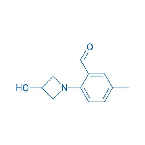 2-(3-Hydroxyazetidin-1-yl)-5-methylbenzaldehyde 1g