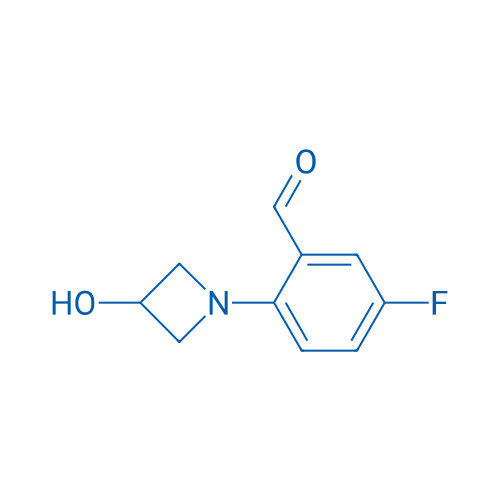 5-Fluoro-2-(3-hydroxyazetidin-1-yl)benzaldehyde 1g