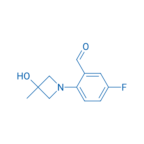 5-Fluoro-2-(3-hydroxy-3-methylazetidin-1-yl)benzaldehyde 1g