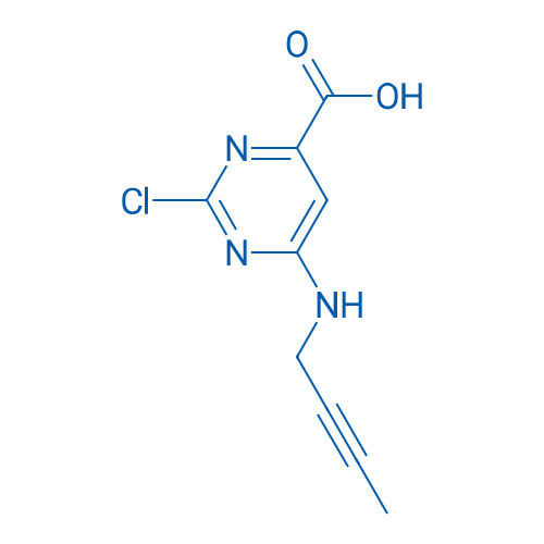 6-[(But-2-yn-1-yl)amino]-2-chloropyrimidine-4-carboxylic acid 1g