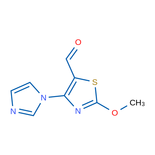 4-(1H-Imidazol-1-yl)-2-methoxy-1,3-thiazole-5-carbaldehyde 1g