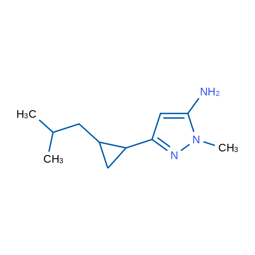 1-Methyl-3-[2-(2-methylpropyl)cyclopropyl]-1H-pyrazol-5-amine 1g