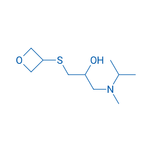1-[methyl(propan-2-yl)amino]-3-(oxetan-3-ylsulfanyl)propan-2-ol 250mg