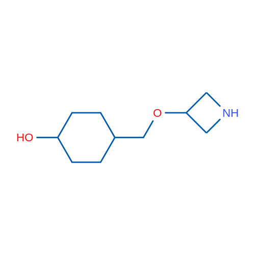 4-[(Azetidin-3-yloxy)methyl]cyclohexan-1-ol 1g