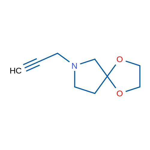 7-(Prop-2-yn-1-yl)-1,4-dioxa-7-azaspiro[4.4]nonane 1g