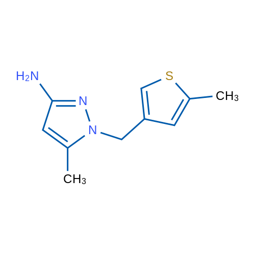 5-Methyl-1-[(5-methylthiophen-3-yl)methyl]-1H-pyrazol-3-amine 1g