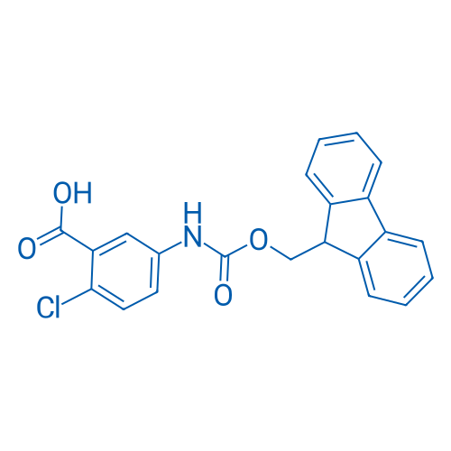 5-((((9H-Fluoren-9-yl)methoxy)carbonyl)amino)-2-chlorobenzoic acid 250mg