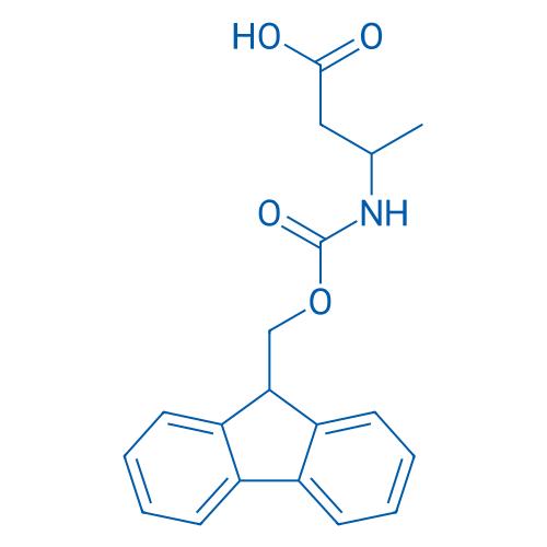 3-((((9H-Fluoren-9-yl)methoxy)carbonyl)amino)butanoic acid 100mg