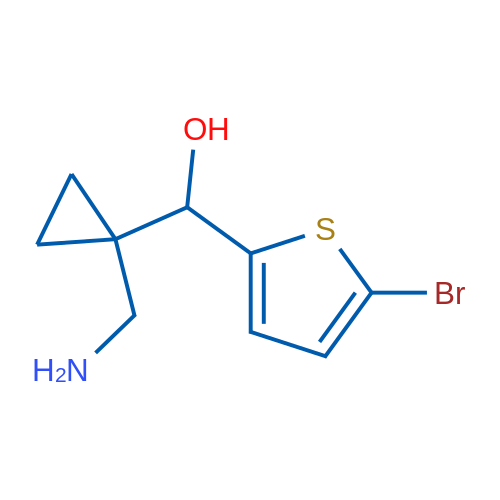 [1-(Aminomethyl)cyclopropyl](5-bromothiophen-2-yl)methanol 1g