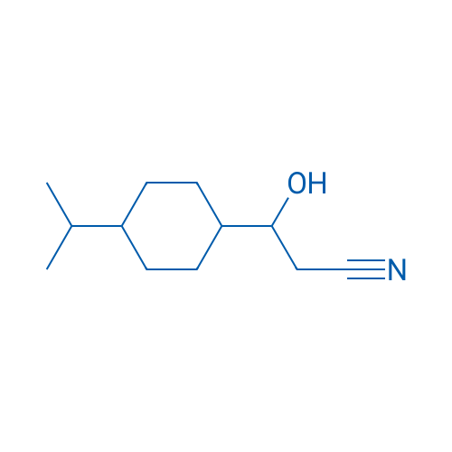 3-Hydroxy-3-[4-(propan-2-yl)cyclohexyl]propanenitrile 1g