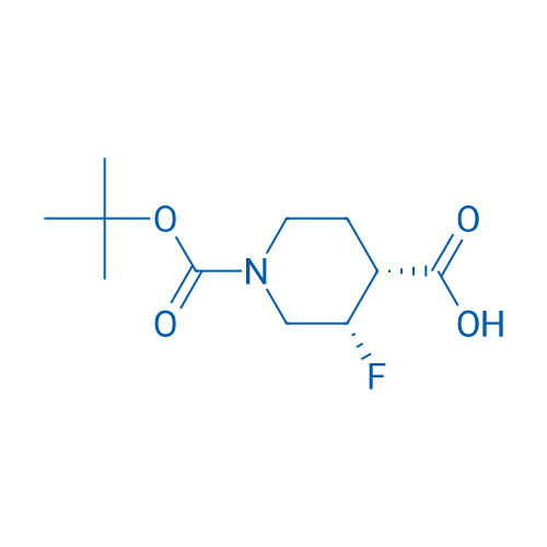 (3S,4R)-1-(tert-Butoxycarbonyl)-3-fluoropiperidine-4-carboxylic acid 50mg