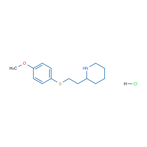 2-(2-[(4-Methoxyphenyl)sulfanyl]ethyl)piperidine hydrochloride 5g