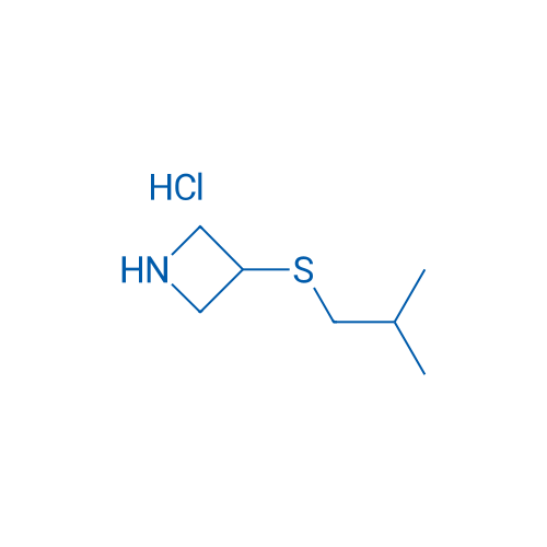 3-[(2-methylpropyl)sulfanyl]azetidine hydrochloride 100mg