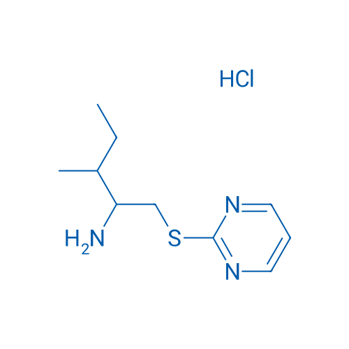 3-Methyl-1-(pyrimidin-2-ylthio)pentan-2-amine hydrochloride 5g
