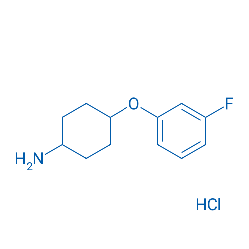 4-(3-Fluorophenoxy)cyclohexan-1-amine hydrochloride 1g