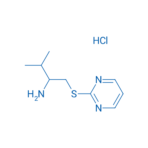3-Methyl-1-(pyrimidin-2-ylthio)butan-2-amine hydrochloride 1g