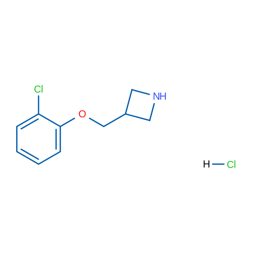 3-((2-Chlorophenoxy)methyl)azetidine hydrochloride 5g