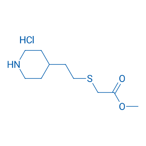 Methyl 2-([2-(piperidin-4-yl)ethyl]sulfanyl)acetate hydrochloride 5g