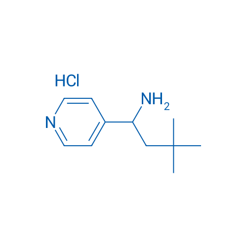 3,3-Dimethyl-1-(pyridin-4-yl)butan-1-amine hydrochloride 1g