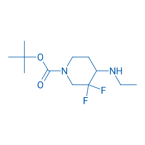 tert-Butyl 4-(ethylamino)-3,3-difluoropiperidine-1-carboxylate 100mg