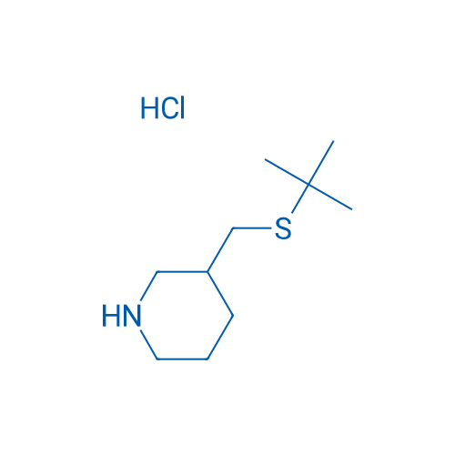 3-[(tert-Butylsulfanyl)methyl]piperidine hydrochloride 1g