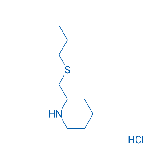 2-([(2-Methylpropyl)sulfanyl]methyl)piperidine hydrochloride 5g