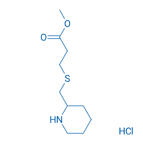 Methyl 3-[(piperidin-2-ylmethyl)sulfanyl]propanoate hydrochloride 5g