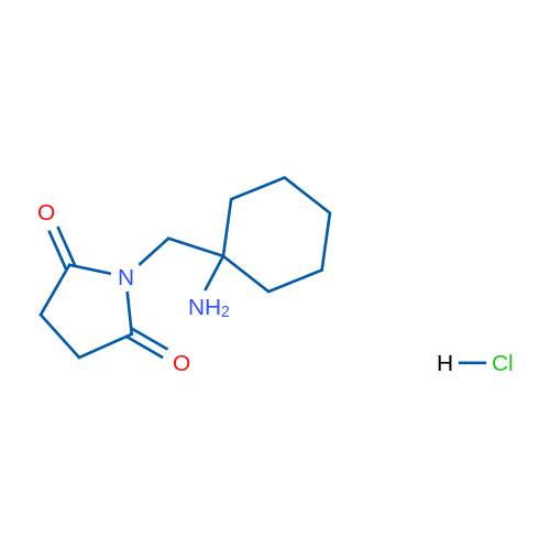 1-((1-Aminocyclohexyl)methyl)pyrrolidine-2,5-dione hydrochloride 1g