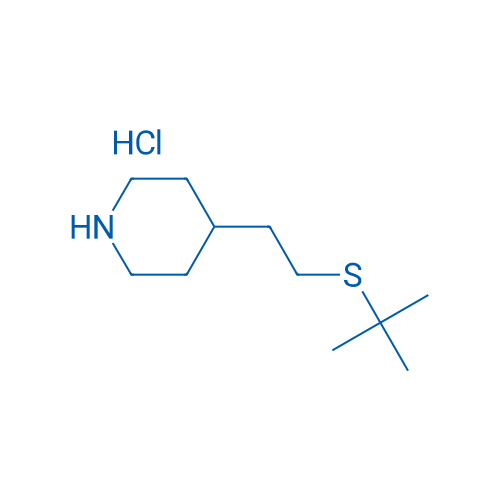 4-[2-(tert-Butylsulfanyl)ethyl]piperidine hydrochloride 5g