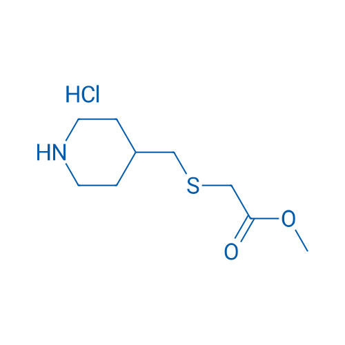 Methyl 2-[(piperidin-4-ylmethyl)sulfanyl]acetate hydrochloride 1g