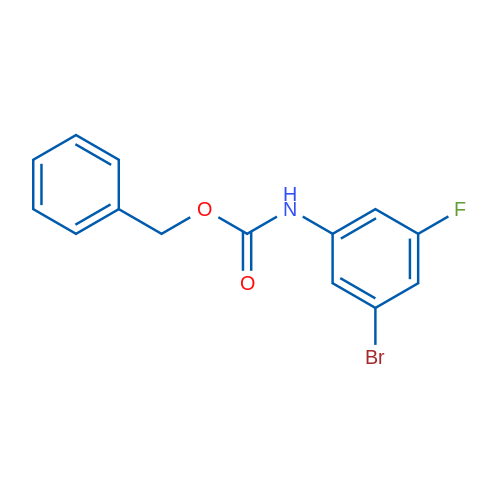 Benzyl (3-bromo-5-fluorophenyl)carbamate 1g
