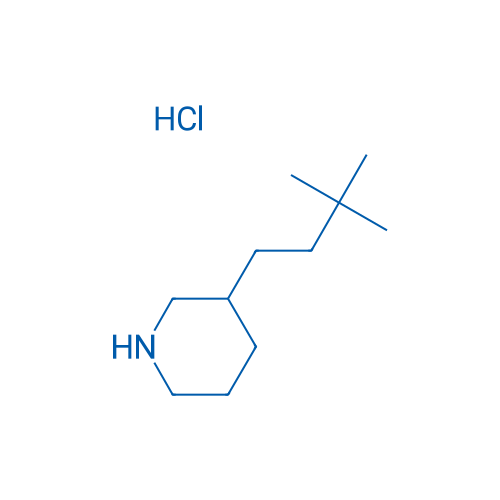 3-(3,3-Dimethylbutyl)piperidine hydrochloride 1g