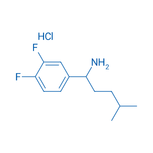 1-(3,4-Difluorophenyl)-4-methylpentan-1-amine hydrochloride 1g