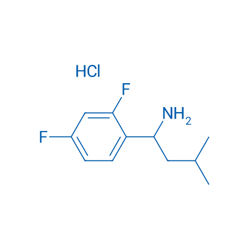 1-(2,4-Difluorophenyl)-3-methylbutan-1-amine hydrochloride 1g