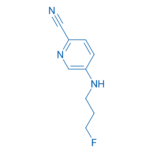 5-[(3-Fluoropropyl)amino]pyridine-2-carbonitrile 1g