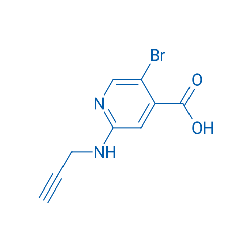 5-Bromo-2-[(prop-2-yn-1-yl)amino]pyridine-4-carboxylic acid 1g